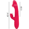 INTENSE - DUA VIBRADOR MULTIFUNCIÓN RECARGABLE UP and DOWN CON LENGUA ROJO