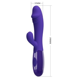 PRETTY LOVE - SNAPPY YOUTH VIBRADOR and ESTIMULADOR PUNTOG VIOLETA