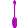 PRETTY LOVE - JULIUS HUEVO VIBRADOR IMPERMEBLE and RECARGABLE MORADO