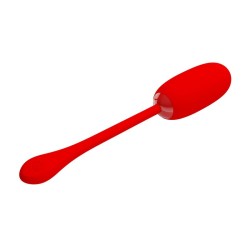 PRETTY LOVE - JULIUS HUEVO VIBRADOR IMPERMEBLE and RECARGABLE ROJO