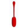PRETTY LOVE - JULIUS HUEVO VIBRADOR IMPERMEBLE and RECARGABLE ROJO