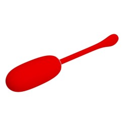 PRETTY LOVE - JULIUS HUEVO VIBRADOR IMPERMEBLE and RECARGABLE ROJO