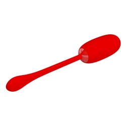 PRETTY LOVE - JULIUS HUEVO VIBRADOR IMPERMEBLE and RECARGABLE ROJO