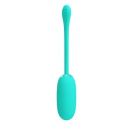 PRETTY LOVE - JULIUS HUEVO VIBRADOR IMPERMEBLE and RECARGABLE VERDE AGUA