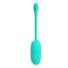 PRETTY LOVE - JULIUS HUEVO VIBRADOR IMPERMEBLE and RECARGABLE VERDE AGUA
