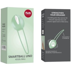 FUN FACTORY - SMARTBALL UNO BOLA PELVICA BLANCO - VERDE PISTACHO
