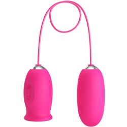 PRETTY LOVE - DAISY HUEVO VIBRADOR LENGUA ESTIMULADORA DE CLÍTORIS ROSA