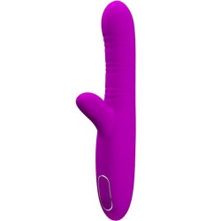 PRETTY LOVE - ANGELIQUE VIBRADOR MULTIFUNCIÓN ESTIMULADOR DE CLÍTORIS MORADO