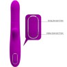 PRETTY LOVE - ANGELIQUE VIBRADOR MULTIFUNCIÓN ESTIMULADOR DE CLÍTORIS MORADO