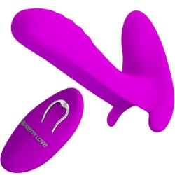 PRETTY LOVE - MASAJEADOR and VIBRADOR 12 VIBRACIONES CONTROL REMOTO MORADO