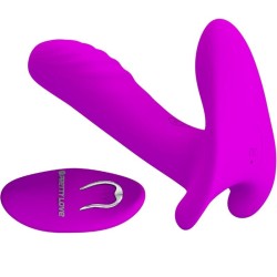 PRETTY LOVE - MASAJEADOR and VIBRADOR 12 VIBRACIONES CONTROL REMOTO MORADO