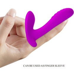 PRETTY LOVE - MASAJEADOR and VIBRADOR 12 VIBRACIONES CONTROL REMOTO MORADO