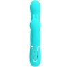 PRETTY LOVE - CAMMY TRIPLE VIBRADOR RABBIT MULTIFUNCIÓN 4 EN 1 AZUL