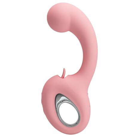 PRETTY LOVE - ERYNNYES VIBRADOR PUNTO G ESTIMULADOR CLÍTORIS 10 VIBRACIONES ROSA