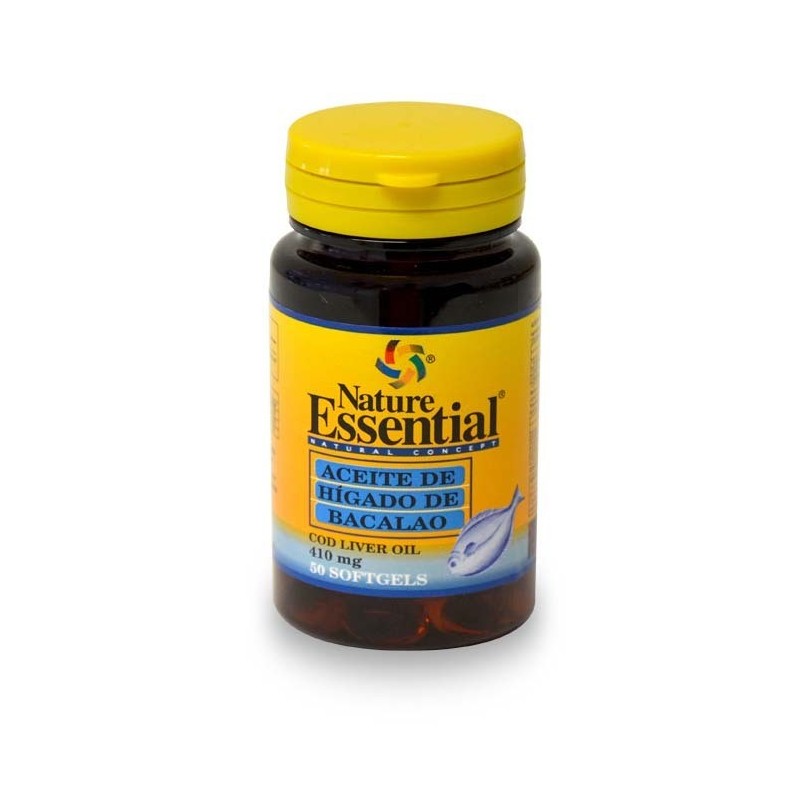 NE ACEITE HIGADO BACALAO 410 MG 50 PER