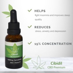 500 COSMETICS - CIBIDIL RELAJANTE ACEITE CBD 15 30 ML