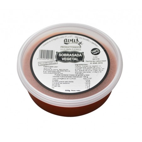 REFRIG ESTILO SOBRASADA VEGANA AVUS 225 GR