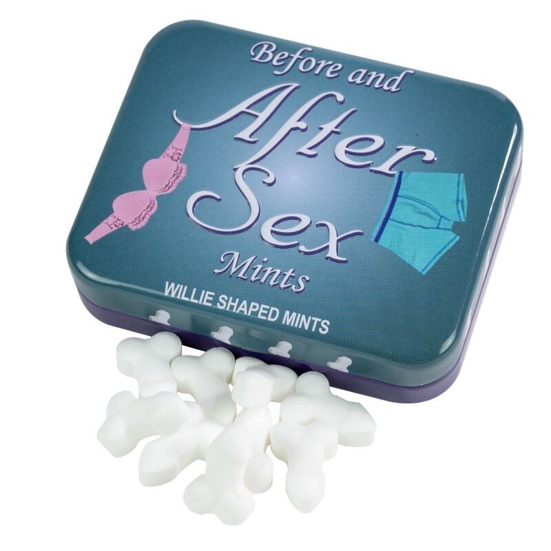 SPENCER and FLEETWOOD - CARAMELOS MENTA FORMA PENE PARA ANTES Y DESPUES DEL SEXO
