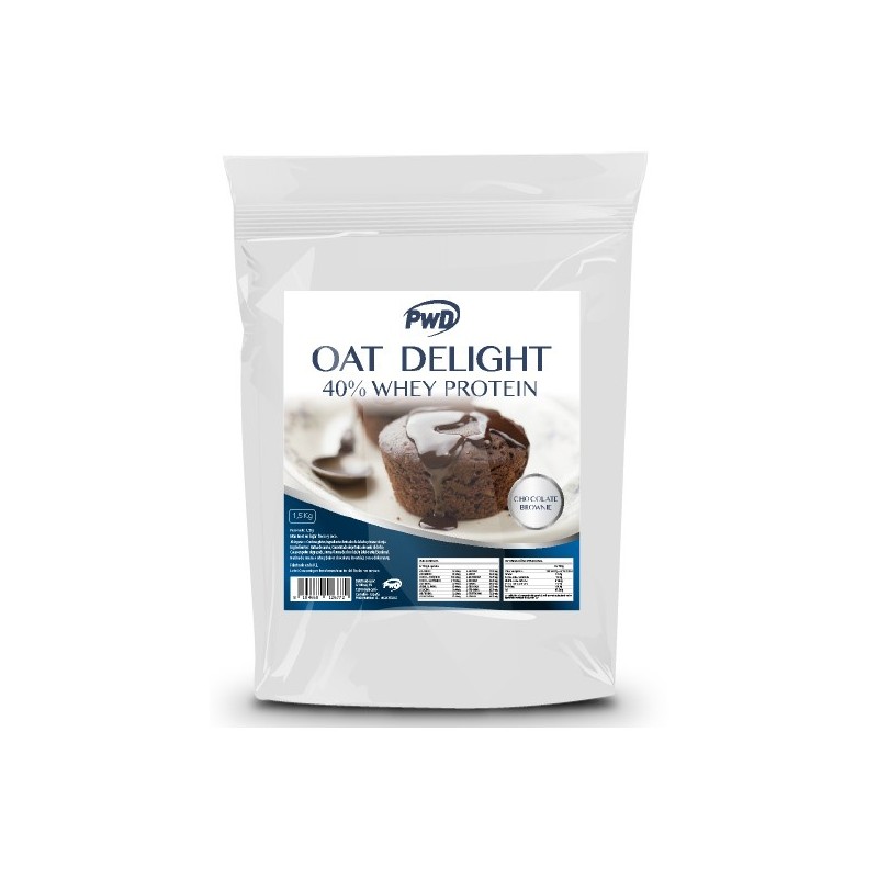 HARINA DE AVENA OAT DELIGHT 40% WHEY PROTEIN CHOCOLATE 1.5 KG
