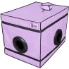 SECRET DOME - KINK CLUB LA NICHE CABINA MORADO