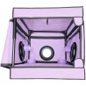 SECRET DOME - KINK CLUB LA NICHE CABINA MORADO