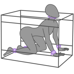 SECRET DOME - KINK CLUB LA NICHE CABINA MORADO