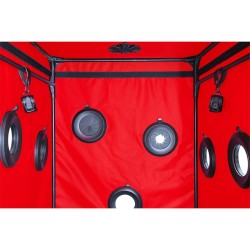 SECRET DOME - KINK CLUB CABINA SCANDALE NEGRO and ROJO