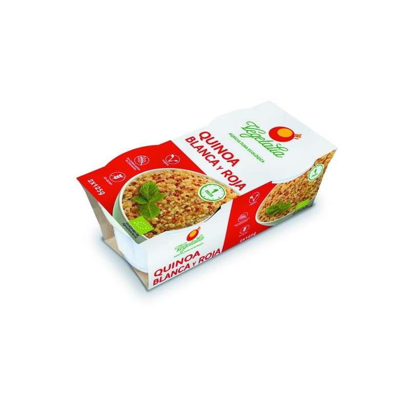 VASITO QUINOA BLANCA Y ROJA BIO PRECOCINADO 2x125GR