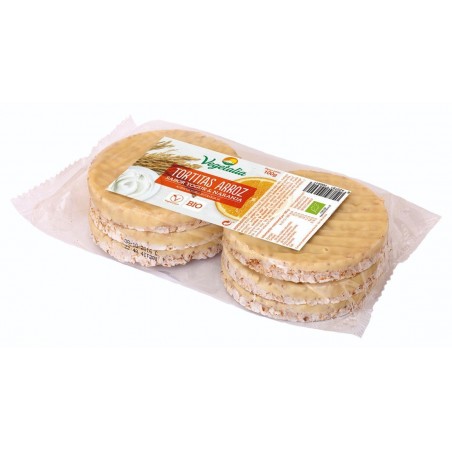 TORTITAS DE ARROZ YOGUR Y NARANJA BIO 100 GR