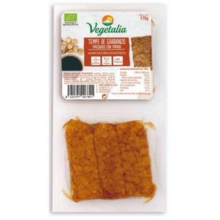 REFRIG TEMPE DE GARBANZO MACERADO BIO CCPAE 170 g