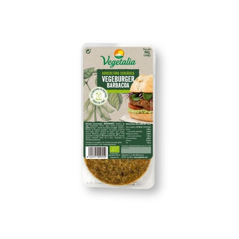 REFRIG VEGEBURGUER DELUXE BARBACOA BIO 160G CCPAE