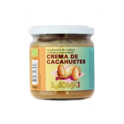 CREMA DE CACAHUETE BIO MONKI 330 GR