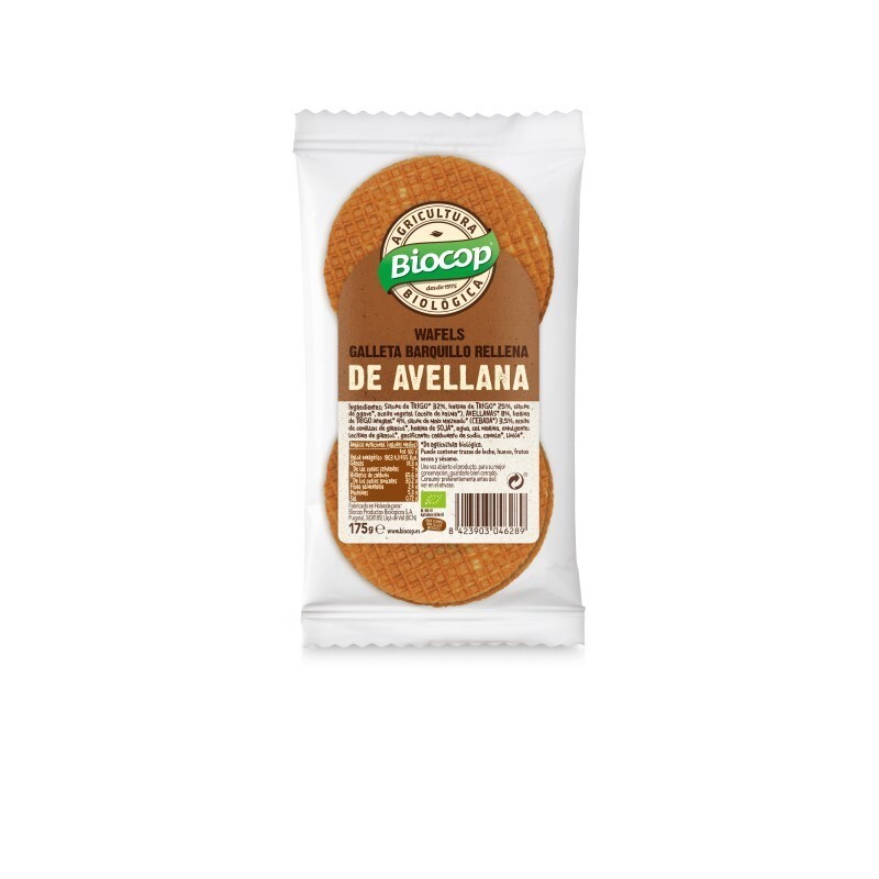 WAFELS AVELLANAS BIOCOP 175 G