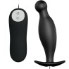 PRETTY LOVE - PLUG ANAL SILICONA 12 MODOS VIBRACIÓN NEGRO