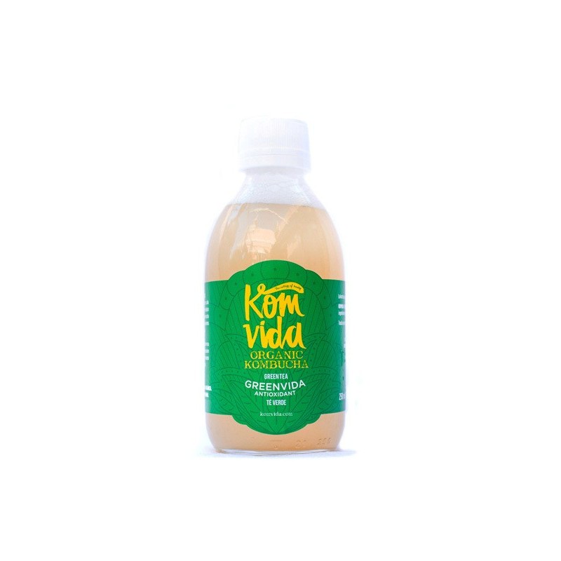 REFRIG KOMVIDA KOMBUCHA Y TE VERDE 250 ML