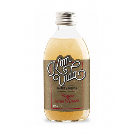 REFRIG KOMVIDA KOMBUCHA MANZANA CANELA VAINILLA 250 ML