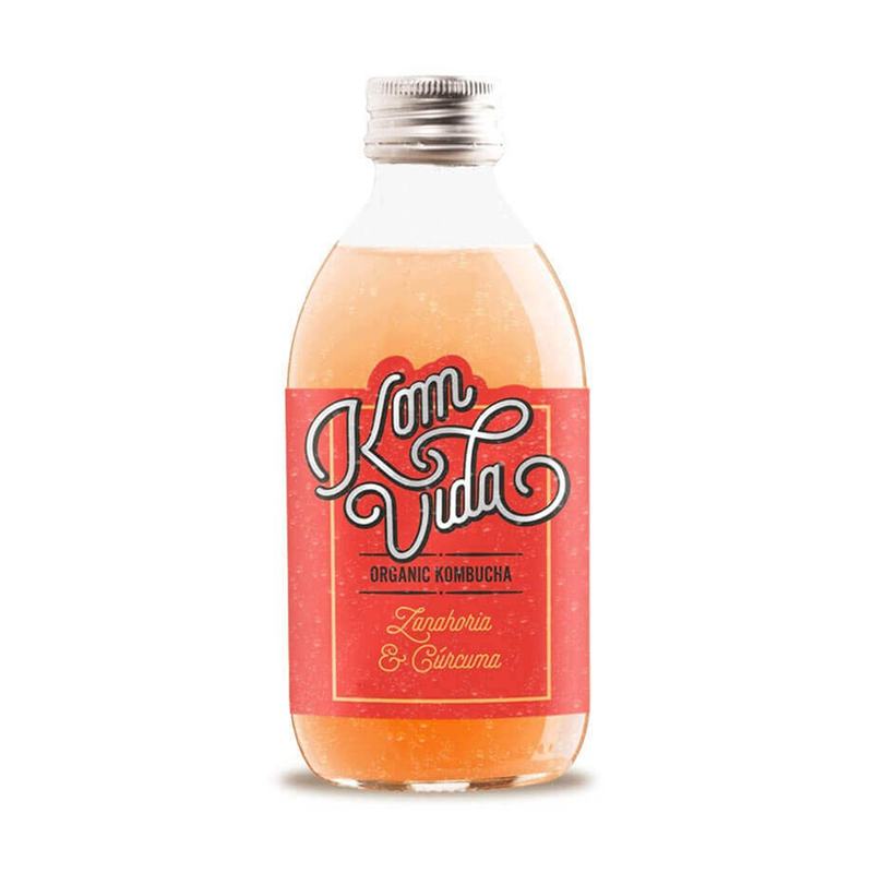 REFRIG KOMVIDA KOMBUCHA ZANAHORIA CURCUMA 250 ML