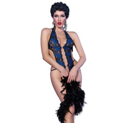 CHILIROSE - CR 4479 BODY CROTCHLESS AZUL S-M