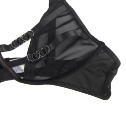SUBBLIME - SET DOS PIEZAS SUJETADOR TRANSPARENCIAS Y TIRAS S-M