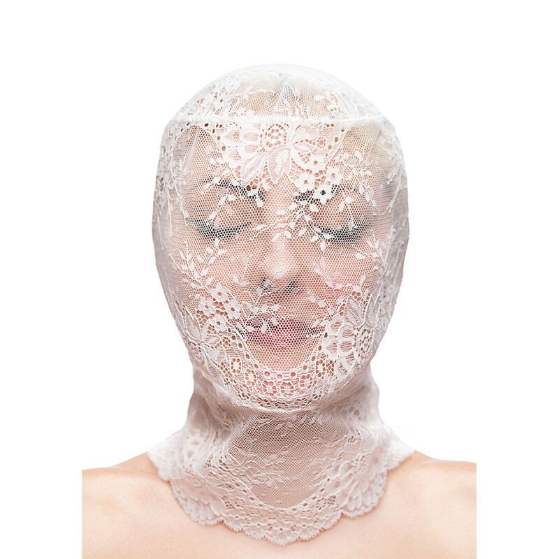 NS NOVELTIES - FETISH and FASHION PASAMONTAÑAS DE ENCAJE BLANCO