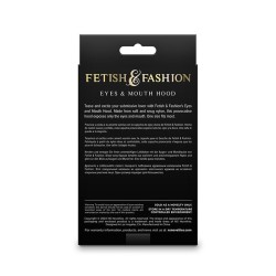 NS NOVELTIES - FETISH and FASHION PASAMONTAÑAS APERTURA DE OJOS Y BOCA NYLON NEGRO