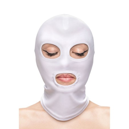 NS NOVELTIES - FETISH and FASHION PASAMONTAÑAS APERUTRA DE OJOS Y BOCA NYLON BLANCO