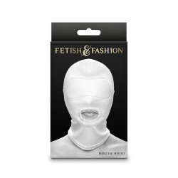 NS NOVELTIES - FETISH and FASHION PASAMONTAÑAS APERTURA DE BOCA NYLON BLANCO