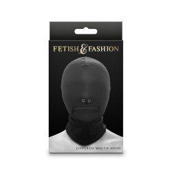 NS NOVELTIES - FETISH and FASHION PASAMONTAÑAS COMPLETO CON CREMALLERA NYLON NEGRO