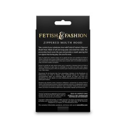 NS NOVELTIES - FETISH and FASHION PASAMONTAÑAS COMPLETO CON CREMALLERA NYLON NEGRO