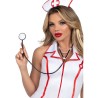 LEG AVENUE - DISFRAZ ENFERMERA JEFA BLANCO M-L