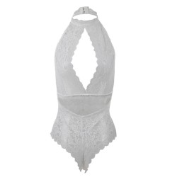 SUBBLIME - 953867 BODY DE ENCAJE BLANCO L-XL