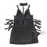 SUBBLIME - 954413 BODY BONDAGE DE CUERO NEGRO L-XL