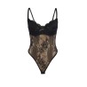 SUBBLIME - 955618 BODY DE ENCAJE CON CIERRE INFERIOR NEGRO S-M