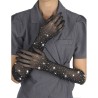 SUBBLIME - 957469 GUANTES TRANSPARENTES CON BRILLO NEGRO S-M